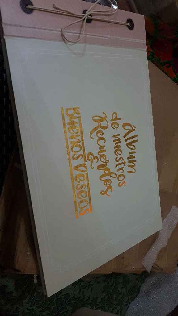 Llego mi agenda y libro de firmas!! - 3