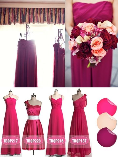 Vestidos damas rosa