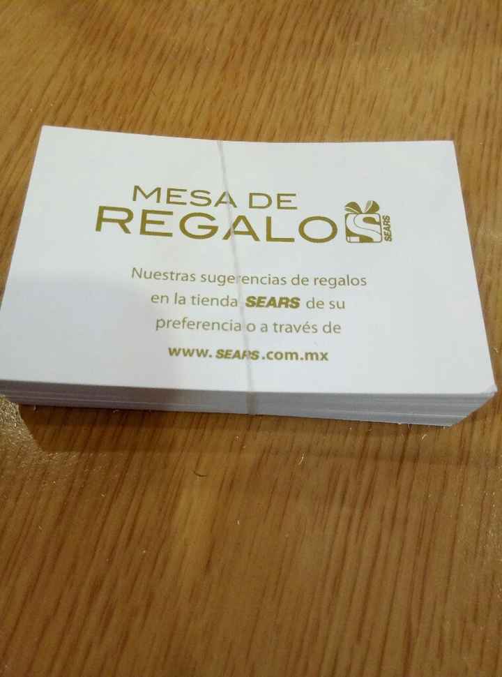  Mesa de regalos - 2