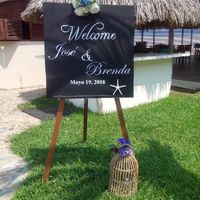 Letreros de bienvenida para la recepción - 1