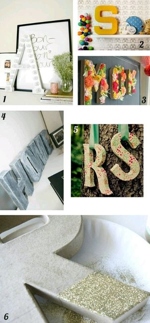 Ideas: decoracion de letras gigantes - 4