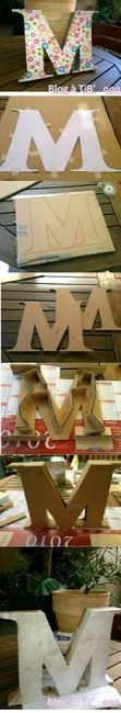 Ideas: decoracion de letras gigantes - 7