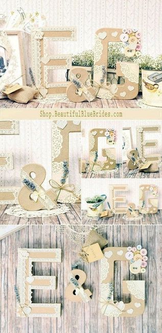 Ideas: decoracion de letras gigantes - 9