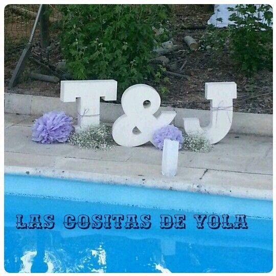 Ideas: decoracion de letras gigantes - 13