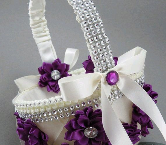 Ideas: canastas para las niñas de las flores o para las oraciones y recuerditos - 12