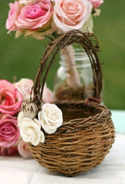 Ideas: canastas para las niñas de las flores o para las oraciones y recuerditos - 14