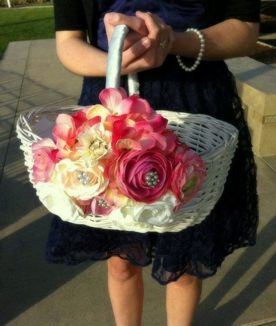 Ideas: canastas para las niñas de las flores o para las oraciones y recuerditos - 15