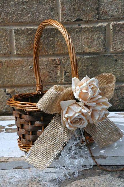 Ideas: canastas para las niñas de las flores o para las oraciones y recuerditos - 18