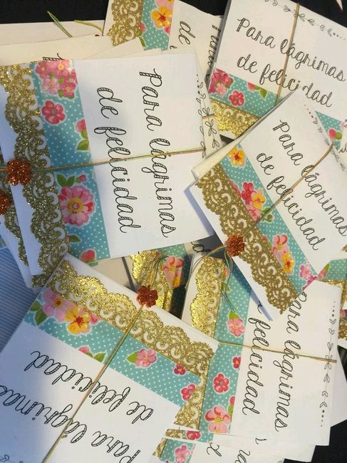 Ideas: pañuelos para lagrimas de felicidad - 4