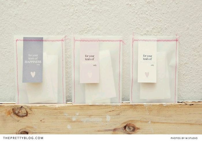 Ideas: pañuelos para lagrimas de felicidad - 5