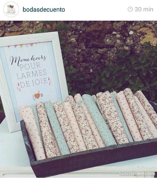 Ideas: pañuelos para lagrimas de felicidad - 9