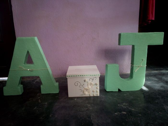 Letras para decorar con sus nombres - 1