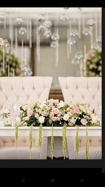 Aj: ramos y arreglo de mesa de novios listos - 5