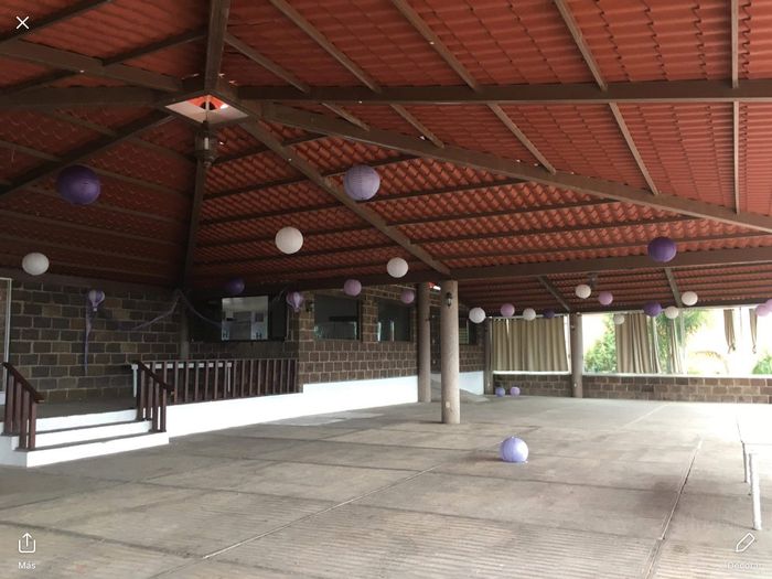 Decoración con globos y luces leds