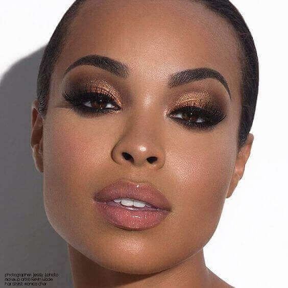 Maquillaje en tono bronce 4