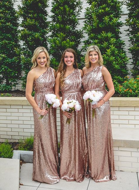 Vestidos para damas en Rose Gold 1