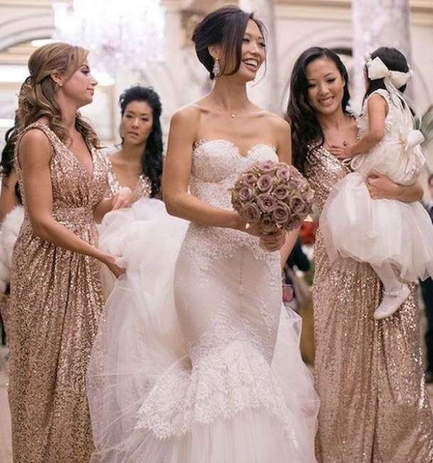 Vestidos para damas en Rose Gold 7