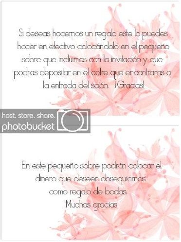 Frases para pedir dinero en vez de regalos 7