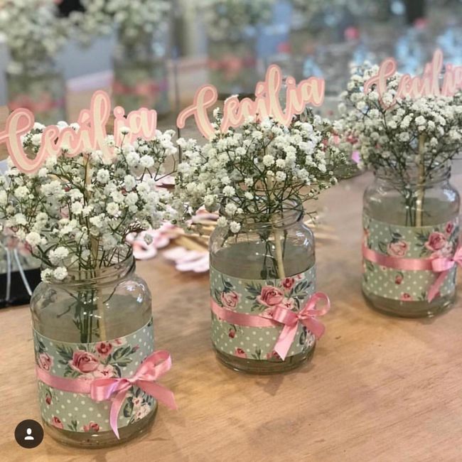 Bajo presupuesto para centros de mesa 12