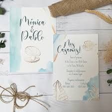 Como recomiendan la invitación si la boda sera en la playa? 7