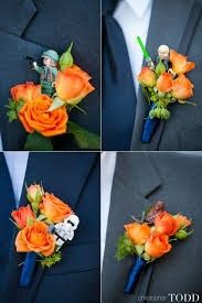 Colores : Boutonniere en tono Naranja 5