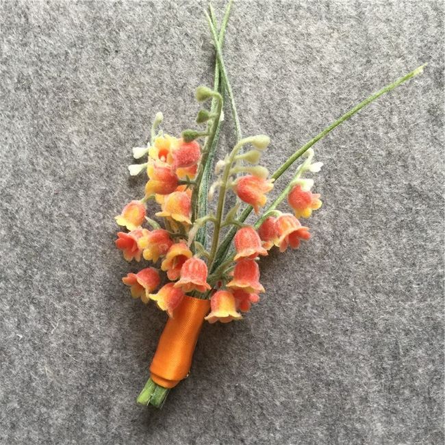Colores : Boutonniere en tono Naranja 14