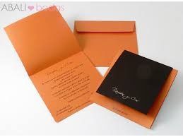 Colores : Invitaciones en Tono Naranja 5