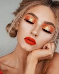 Colores : Maquillaje en tono Naranja 4