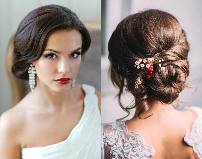 Peinados recogidos para novias 15