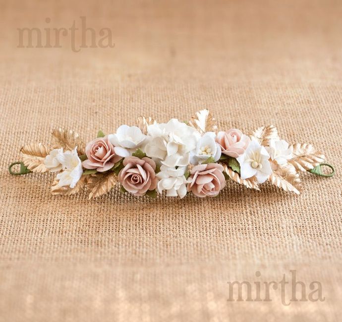 Flores como tocado 3