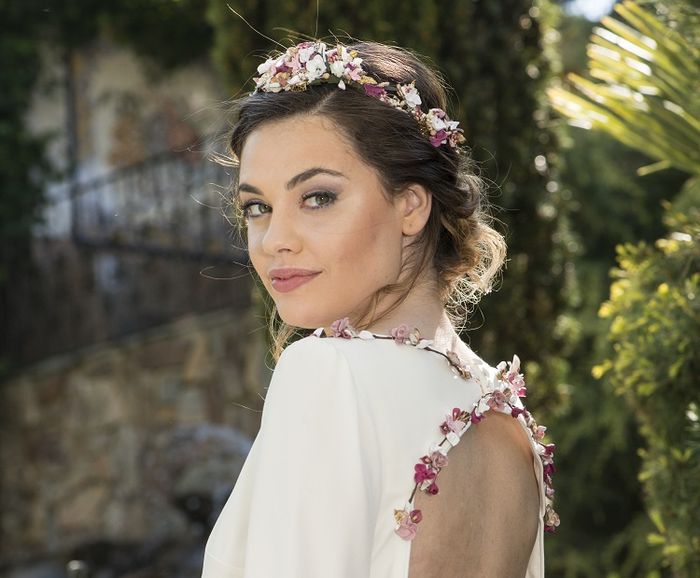 Flores como tocado 9