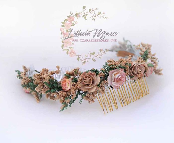 Flores como tocado 30