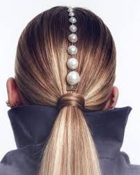 Perlas como tocado 21