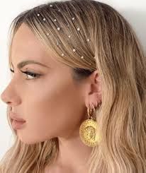 Perlas como tocado 25