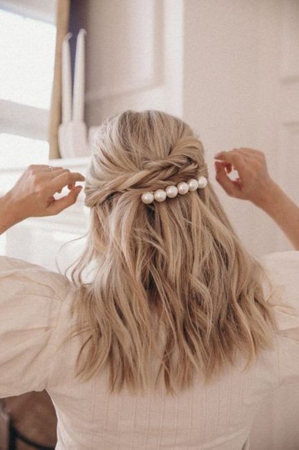 Perlas como tocado 29