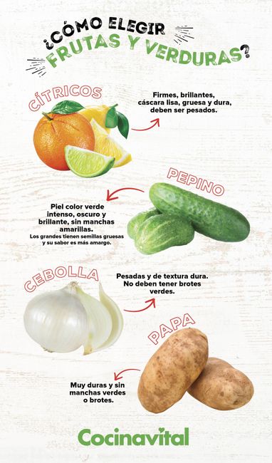 Tip para elegir bien frutas y verduras 2