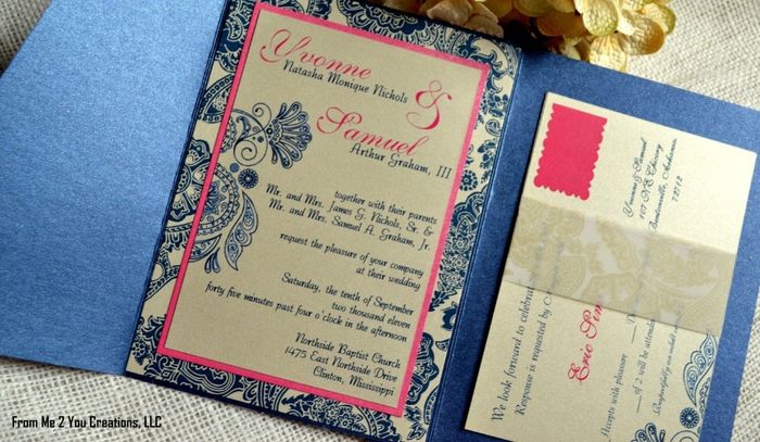 Invitacion azul
