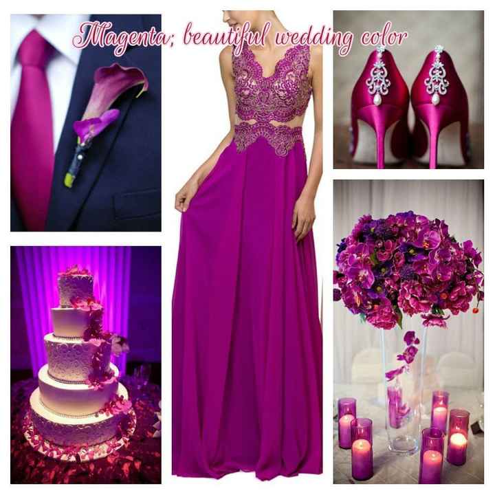 Boda por Colores : Magenta - 2