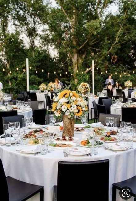 Colores: Un toque amarillo para tu boda, con girasoles -centros de mesa- - 1