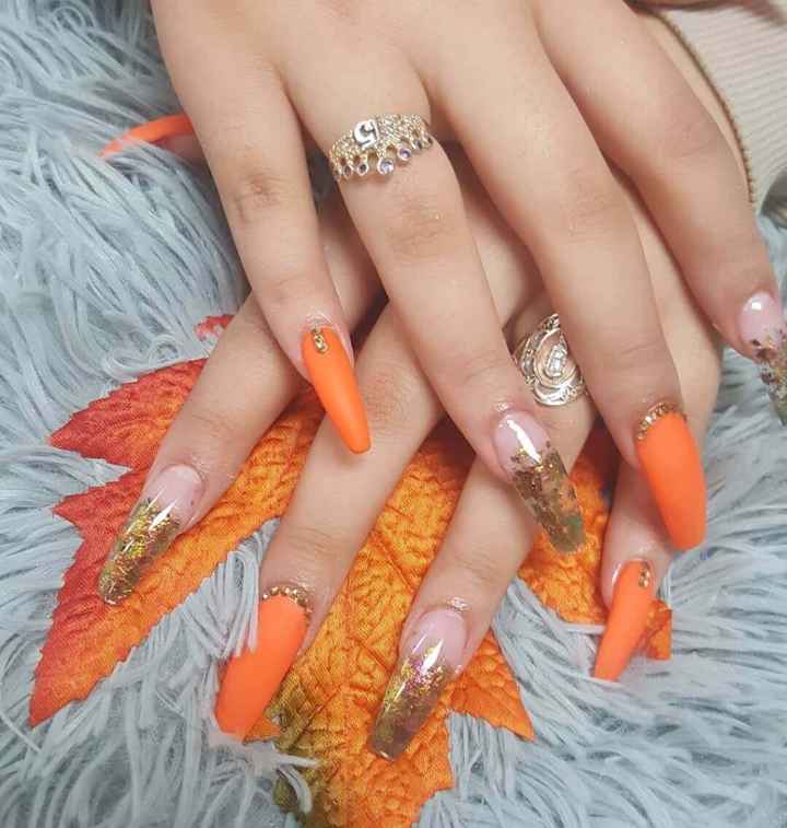 Colores : Uñas en color Naranja - 4