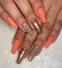 Colores : Uñas en color Naranja - 12