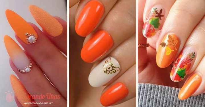 Colores : Uñas en color Naranja - 14