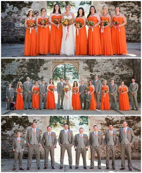 Colores : Damas en Naranja - 1