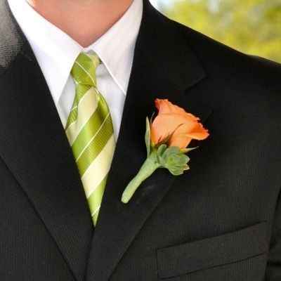 Colores : Boutonniere en tono Naranja - 3
