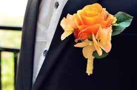 Colores : Boutonniere en tono Naranja - 4