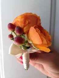 Colores : Boutonniere en tono Naranja - 12