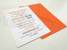Colores : Invitaciones en Tono Naranja - 9