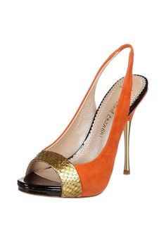 Colores : Zapatillas en tono Naranja - 6