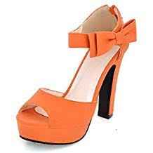 Colores : Zapatillas en tono Naranja - 7