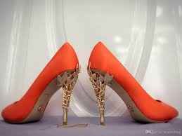 Colores : Zapatillas en tono Naranja - 11